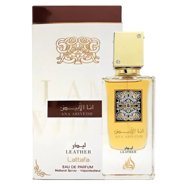 Lattafa Ana Abiedh Leather perfume men 100ml