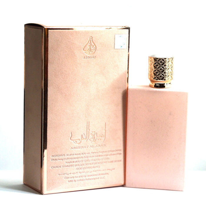 Lattafa Asdaaf Ameerat Al Arab Rose Perfume 100ml - Image 2