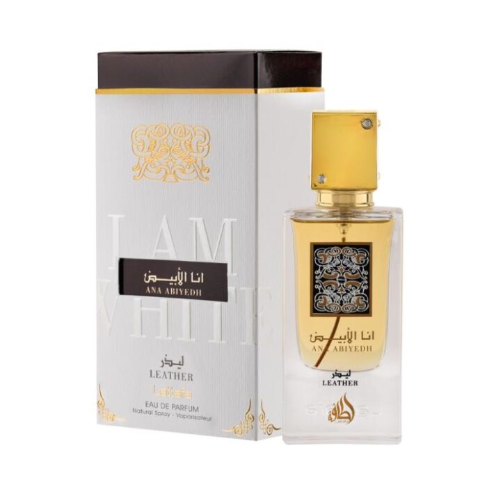 Lattafa Ana Abiedh Leather perfume men 100ml - Image 4