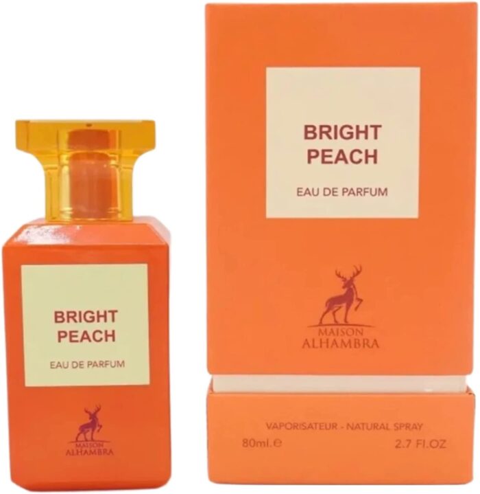 Alhambra Bright Peach Perfume EDP For Men And Women 80ml - Image 5