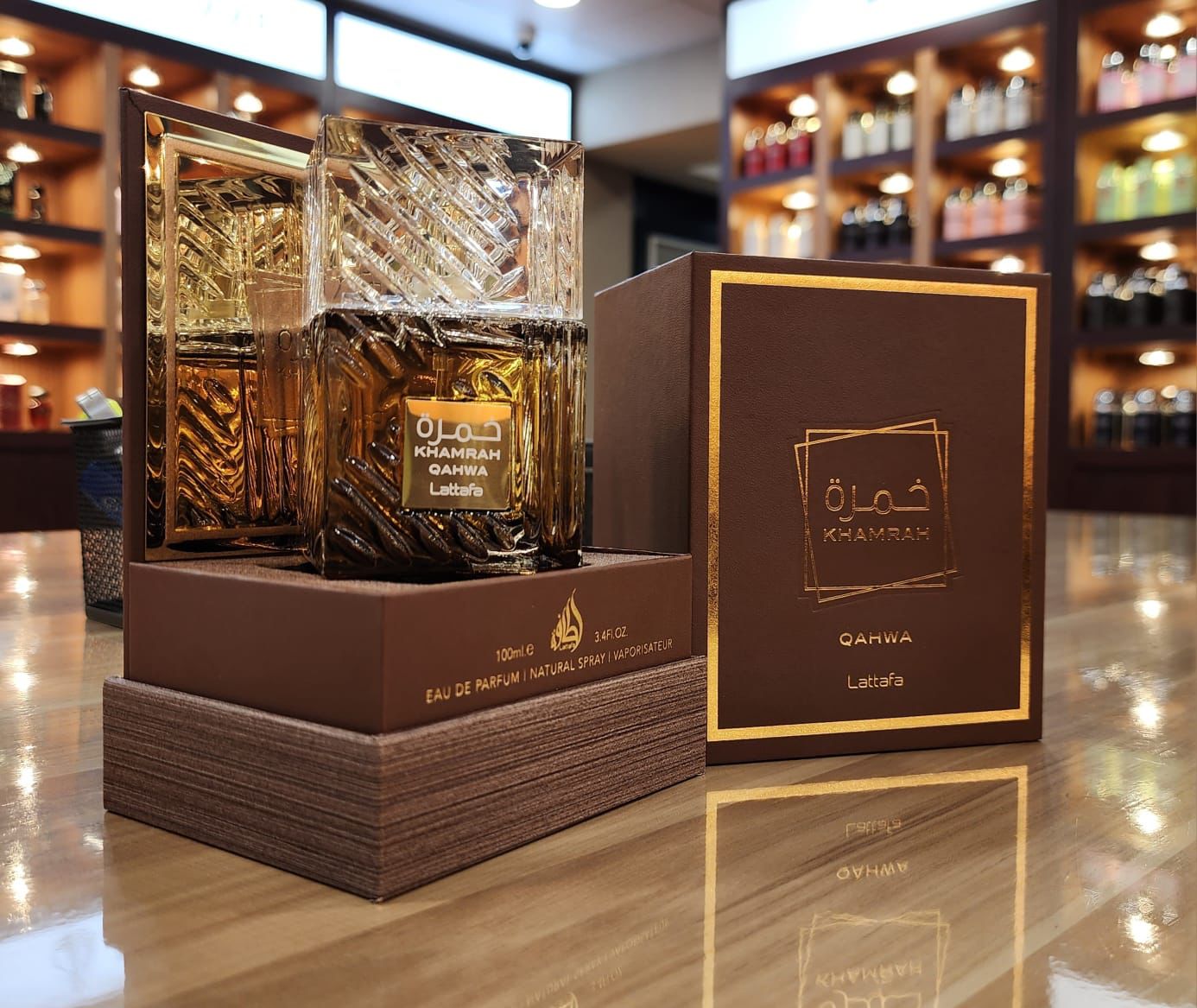 🥇[New Arrival]🥇khamrah Qahwa EDP 100ml Perfume by Lattafa for Unisex, Minyak Wangi Perempuan & Lelaki