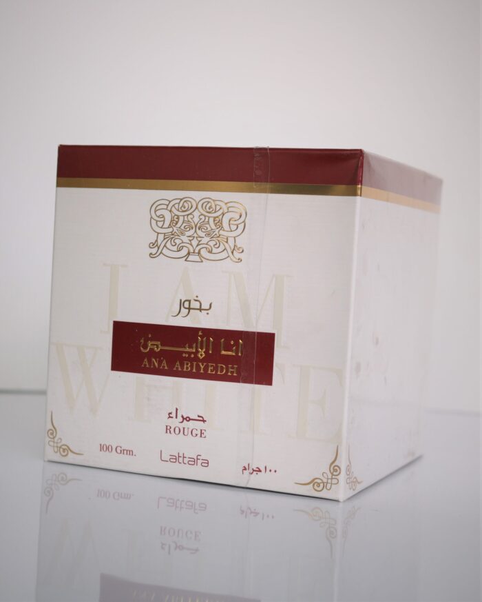 Bakhoor Ana Abiyedh Rouge 80g Bakhoor By Lattafa - Image 2