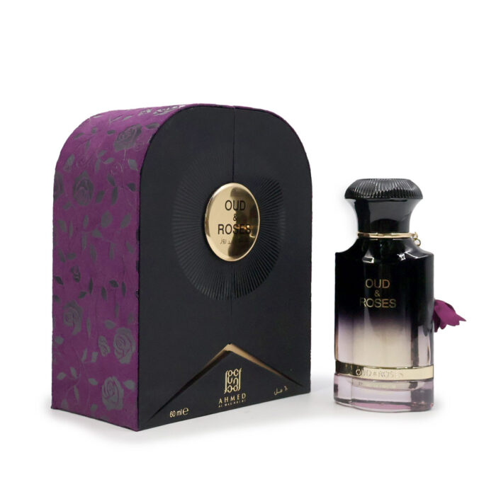 Oud & Roses Eau De Parfum 60ml for Unisex- Perempuan & Lelaki - by Ahmed Perfume