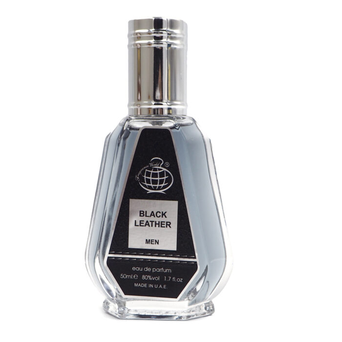 Black Leather Men 50ml Eau De Parfum for Men by Fragrance World , Minyak Wangi Arab - Image 4
