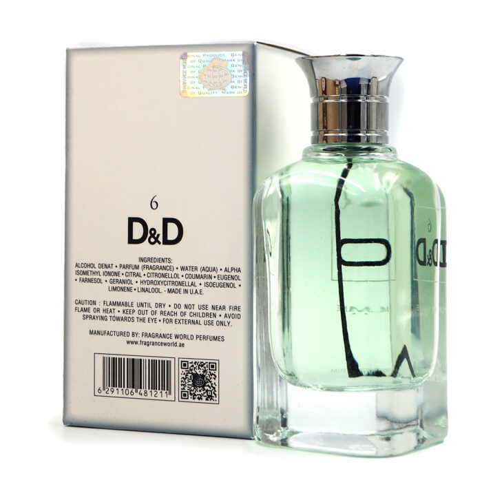 6 D&D Pour Homme 100ml Eau De Parfum for Him by Fragrance World, Minyak Wangi ARab - Image 4