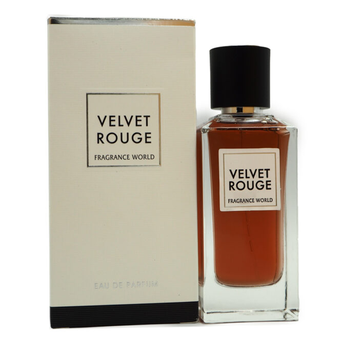 Velvet Rouge Eau De Parfum 100ml for Women by Fragrance World, Minyak Wangi Arab
