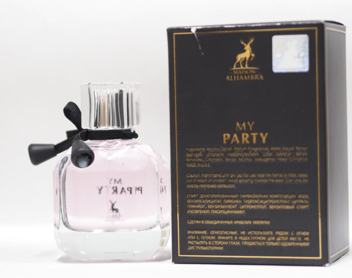 My Party EDP Perfume 100ml For Women by Maison Alhambra [ 100 % Or, free gift ] - Image 4