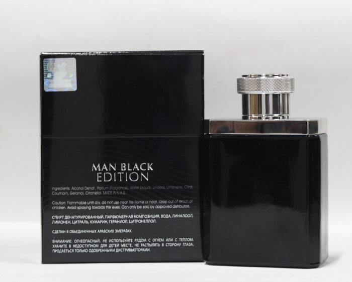 Man Black Edition Perfume 100ml EDP by Maison AlHambra For Men [ Oriental, Woody, Free Gift] - Image 3