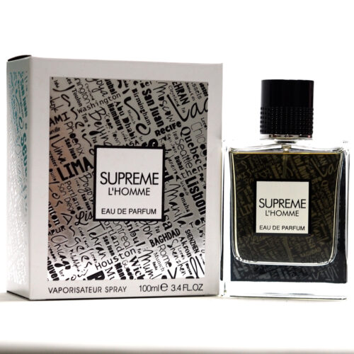 Supreme LHomme EDP 100ml Perfume for Men (lelaki) By Fragrance World [Free Gift]
