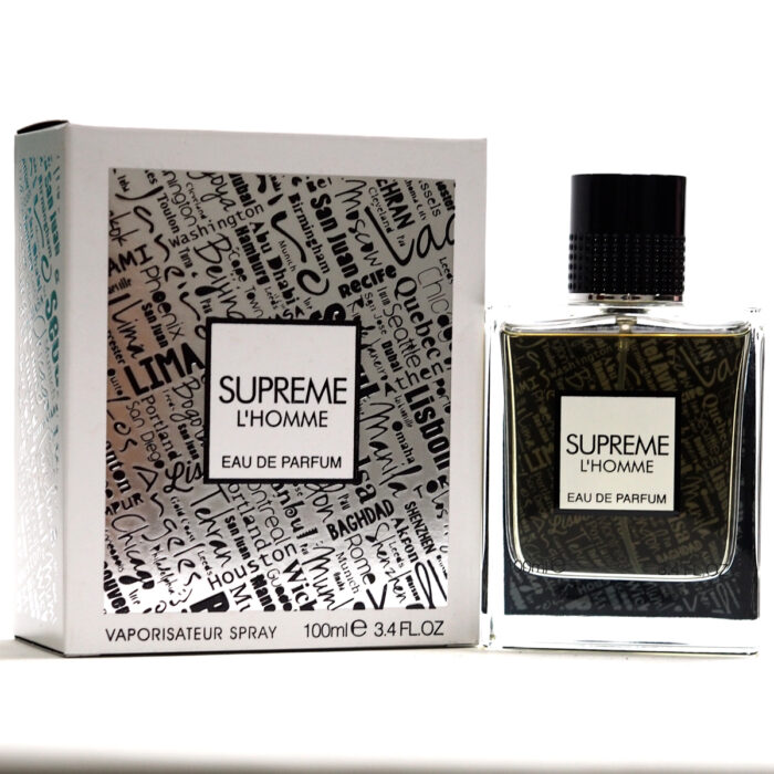 Supreme LHomme EDP 100ml Perfume for Men (lelaki) By Fragrance World [Free Gift]
