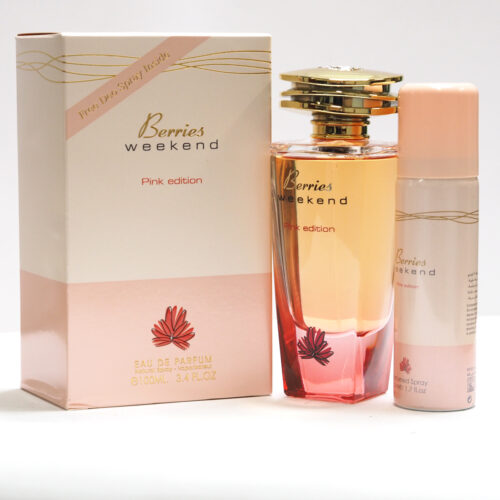 Berries Weekend Pink 100ml Perfumes Fragrance World for Perempuan [ fruity , Sweet]