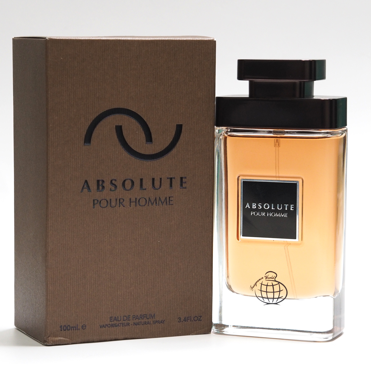 Absolute Pour Homme Perfume 100ML for Men by Fragrance World , Minyak Wangi Arab Lelaki [woody, Oriental]