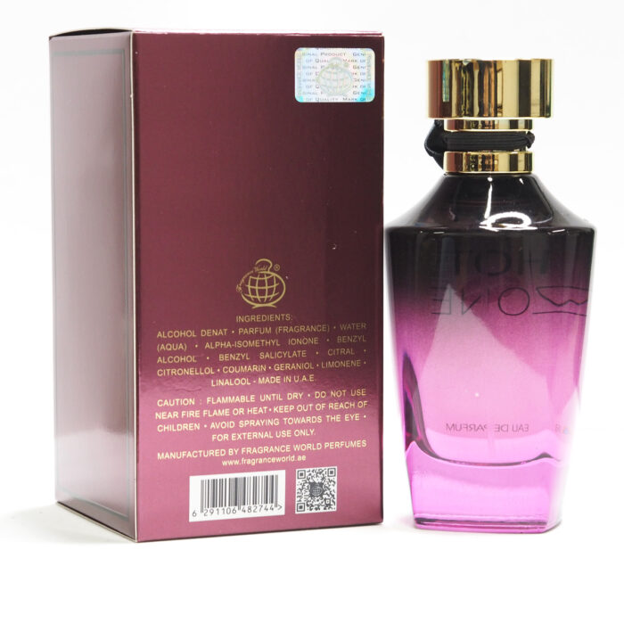 Hot Zone Perfume100ML from Arab by Fragrance World for women Minyak Wangi Perempuan - Image 3