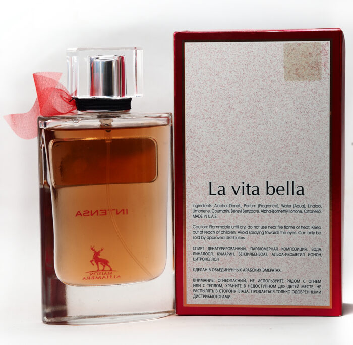 La Vita Bella Intense EDP Perfume 100ml for Women (Perempuan) by Maison Alhambra , Minyak Wangi ARab - Image 4
