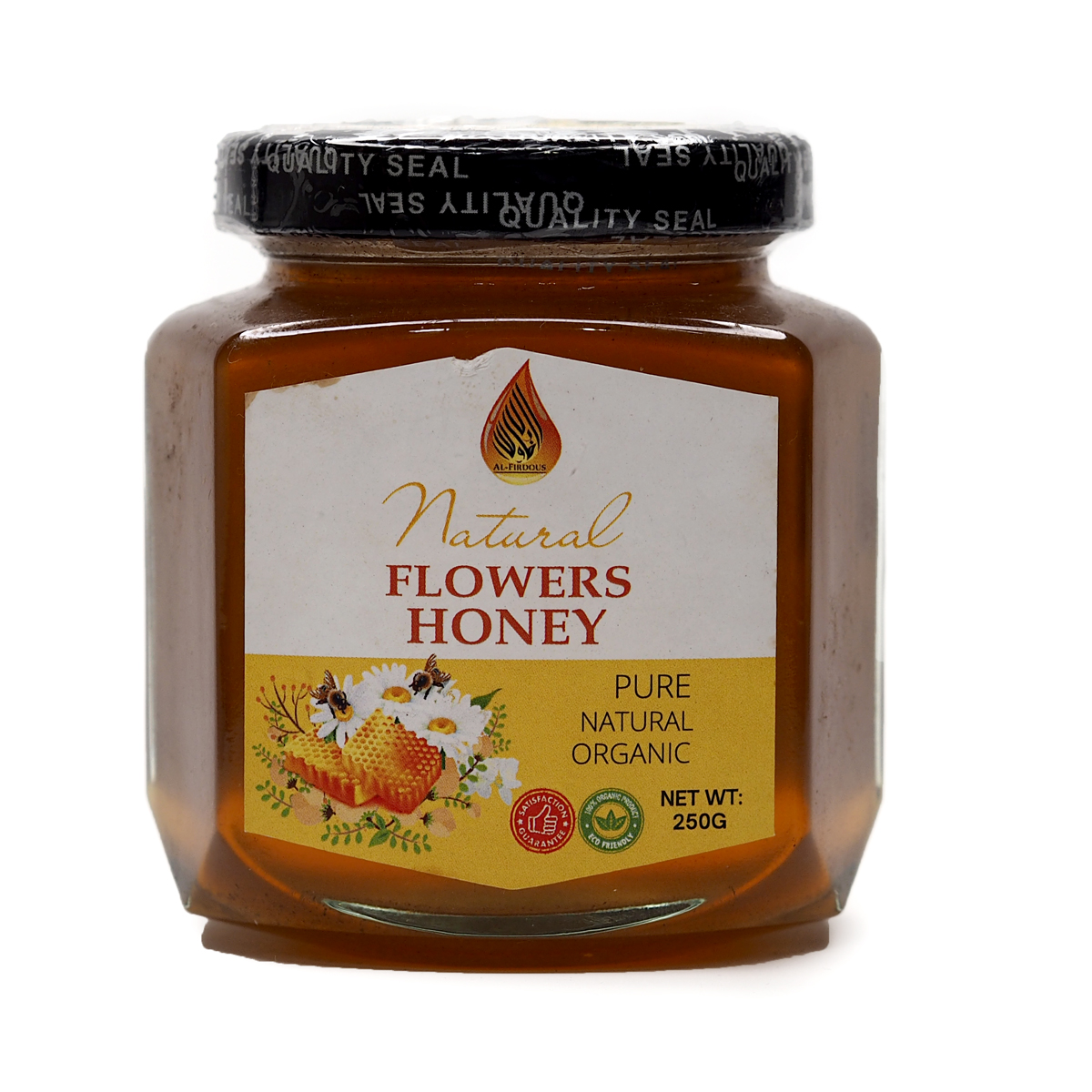 Al-Firdous Flowers Honey Pure Natural Organic 250g