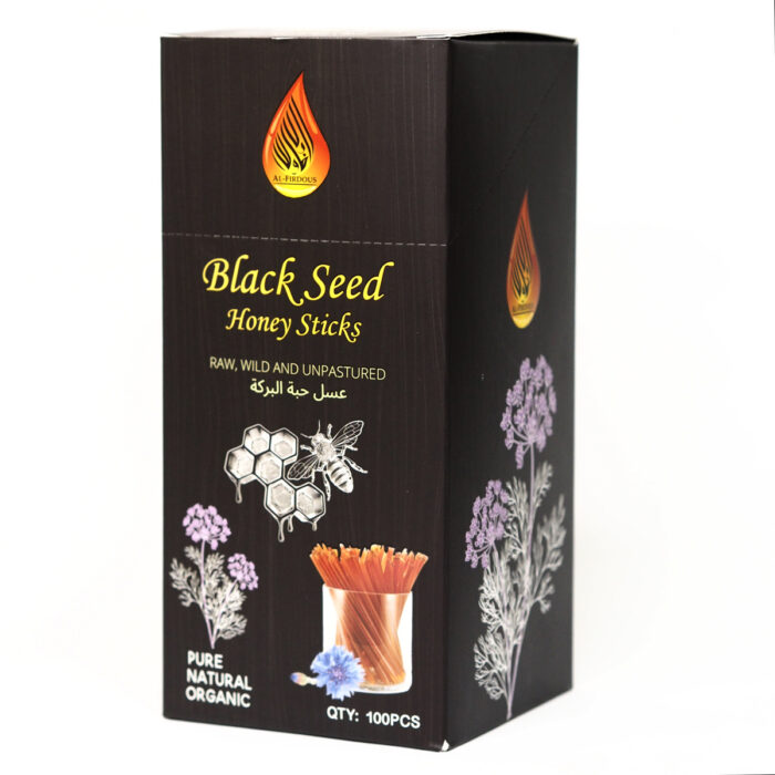 Al-Firdous Black Seed Honey Sticks Pure Natural Organic 100 PCS - Image 3