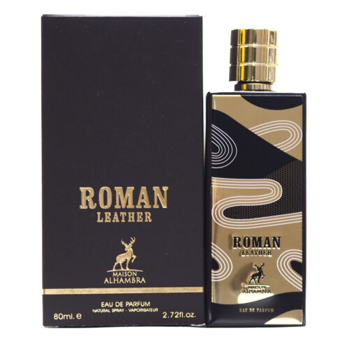Roman Leather 80ml EDP Perfume for Men & Women by Maison Alhambra , Minyak Wangi Unisex