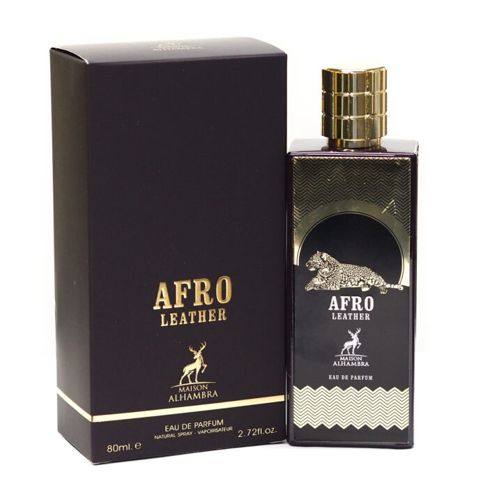 Afro Leather Perfume 80ML by Maison Alhambra for Unisex , Minyak Wangi Arab - Image 2