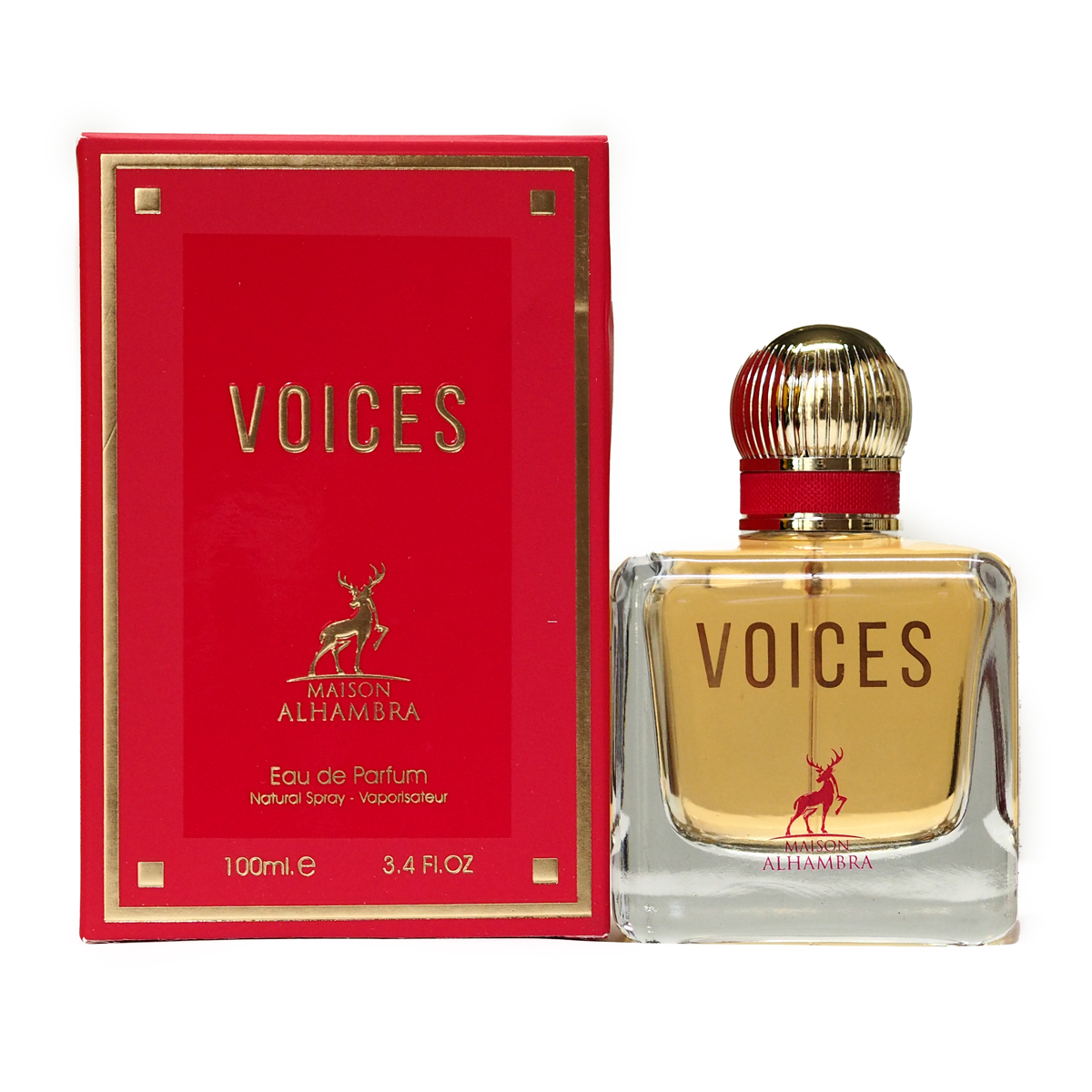 Voices 100ML EDP Perfume gpt Unisex by Maison Alhambra, Minyak Wangi Arab