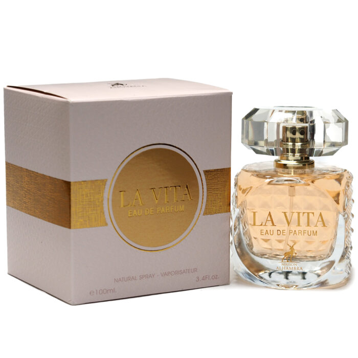 La Vita 100ML EDP Perfume by Maison Alhambra for Women(Perempuan), Minyak Wangi Arab