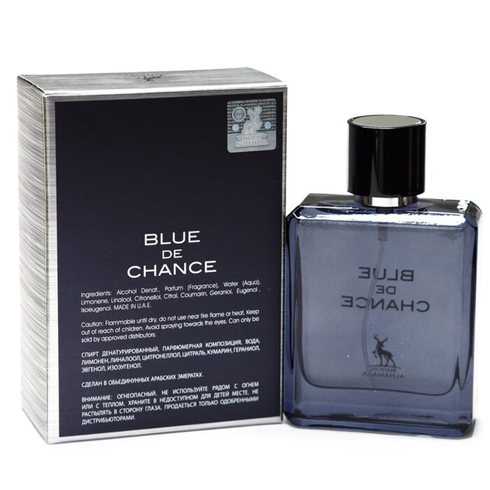 Blue De Chance PErfume 100MLby Maison Alhambra for Men(Lelaki), Minyak Wangi Arab - Image 3