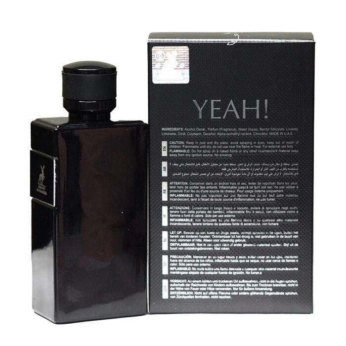 Maison Alhambra Yeah Parfum Black 100ML EDP for Men(Lelaki) , Minyak Wangi Arab - Image 3