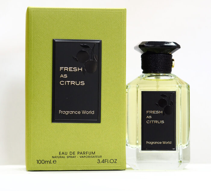 Fresh As Citrus Perfume for Unisex 100ml by Fragrance World, Minyak Wangi Lelaki & Perempuan