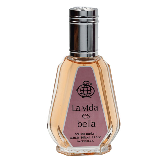 La Vida Es Bella EDP Perfume 50ml for Women (Perempuna) by Fragrance World, Minyak Wangi Arab - Image 4