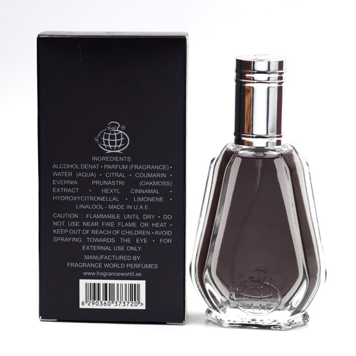 Intense Noir Eau De Parfum 50ml form Men by Fragrance World , Minyak Wangi Arab - Image 3