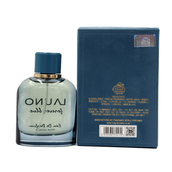 La Uno Forever Blue Pour Homme for Men EDP 100ml by Fragrance World , Minyak Wangi Arab - Image 4