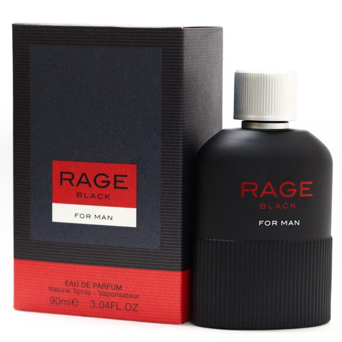 Rage Black For Man (Lelaki) Eau De Parfum 90ml by Fragrance World,  Minyak Wangi Arab - Image 6