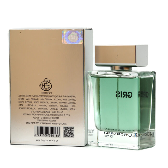 Gris Theone & Only For Man EDP 100ml by Fragrance World , Minyak Wangi Arab - Image 3