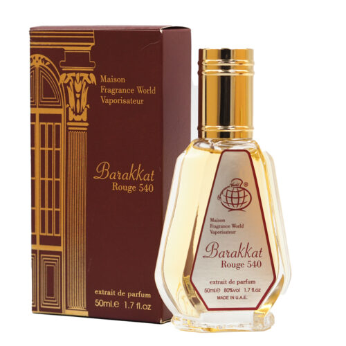 Barakkat Rouge 540 EDP Perfume 50ml for Unisex by Fragrance World , Minyak Wangi Arab