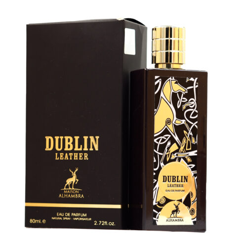 Dublin Leather 80ML Perfume for Unisex by  Maison Alhambra , Minyak Wangi Perempuan & Lelekai