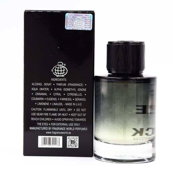 Deux Cent Douze Vip Black EDP Perfume 100ml for Unisex by Fragrance World , Minyak Wangi Arab - Image 3