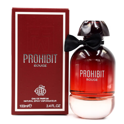 Prohibit Rouge EDP PEerfume for Women(Perempuan) 100ml by Fragrance World