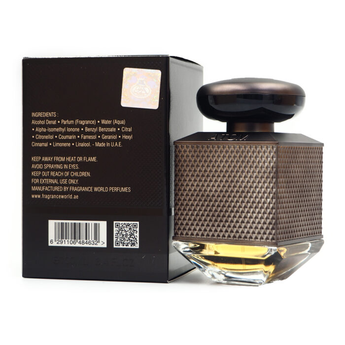Grey Atom 100ml Eau De Parfum for Unisex - Lelaki & Perempuan - by Fragrance World , Minyak Wangi Arab - Image 3