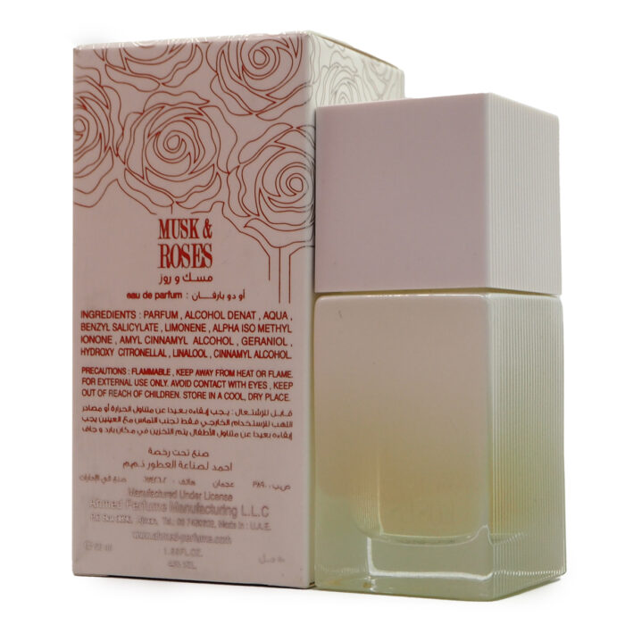 Musk & Roses 50ml Eau De Parfum for Men & Women by Ahmed Perfume, Minyak Wangi Arab - Image 5