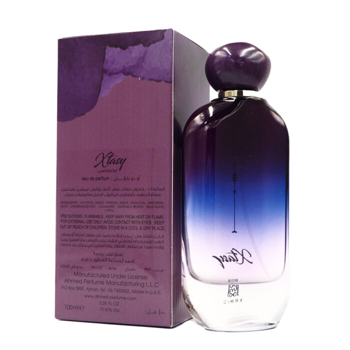 Xtasy 100ml Eau De Parfum for Men & Women by Ahmed Perfume, Minyak Wangi Arab - Image 3