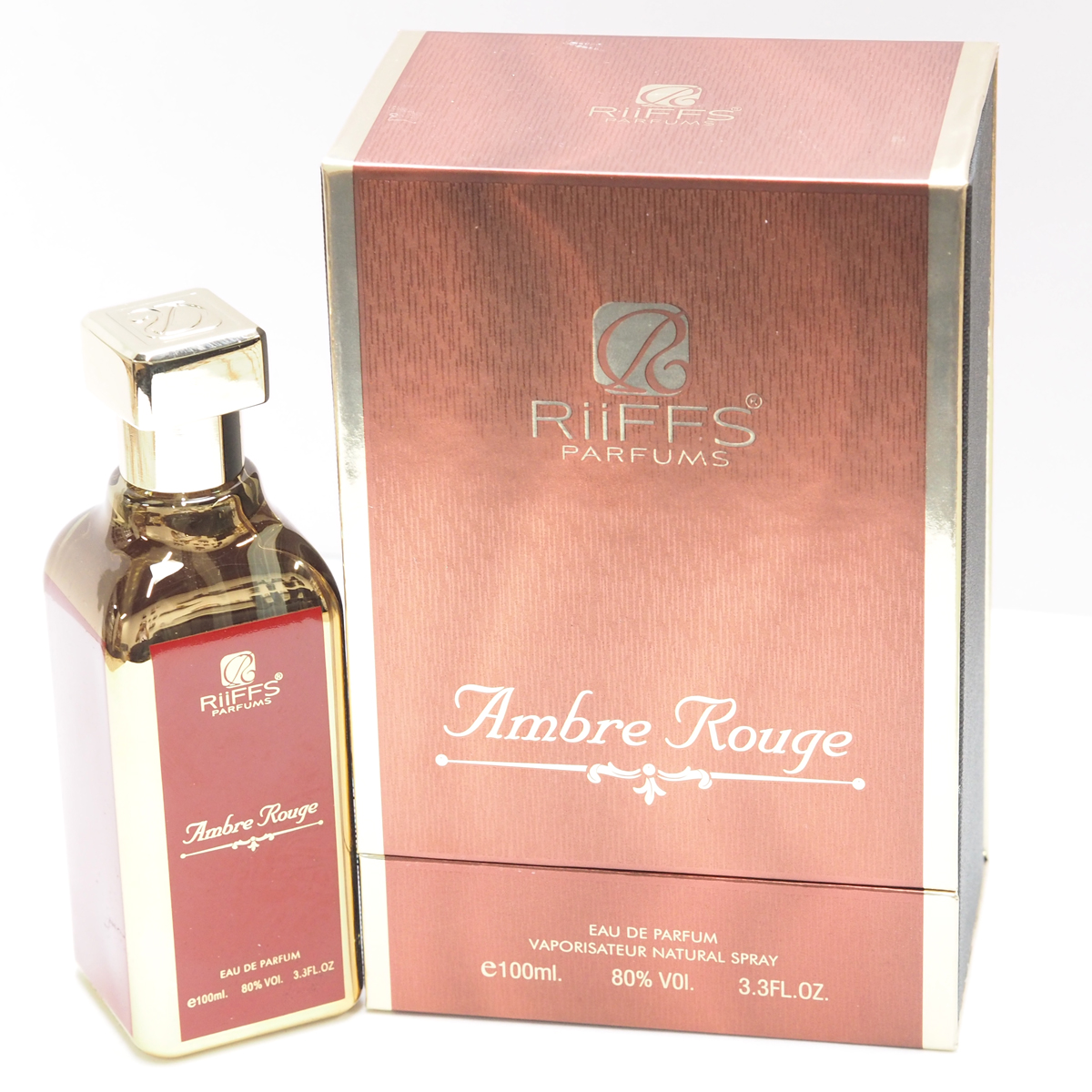 Ambre Rouge by Riffs Parfums 100ml Unisex (Perempuan, Lalaki), Minyak Wangi Arab