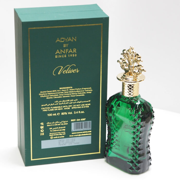 Thamniyat Vetiver Perfume for Men (Lelaki) 100ML, Minyak Wangi Arab - Image 3
