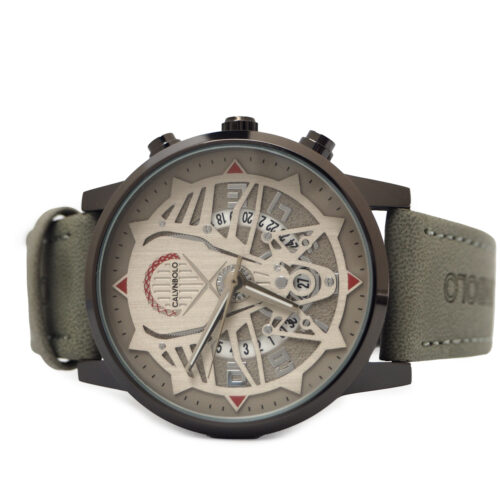 CALVNBOLO Watch Set For Men Analog PU Leather Strap CALVNBOLO 013