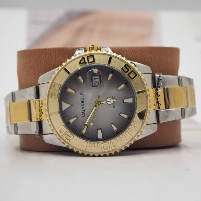 CALVNBOLO Watch Set For Men Analog Steel Strap CALVNBOLO 005 - Image 4