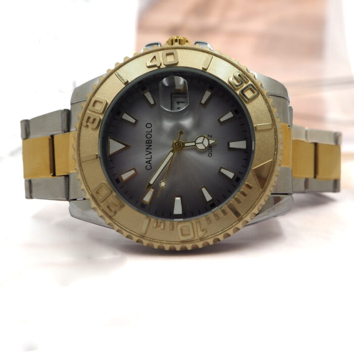CALVNBOLO Watch Set For Men Analog Steel Strap CALVNBOLO 005