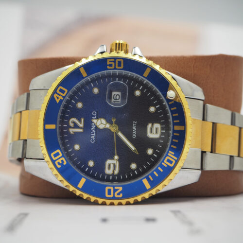 CALVNBOLO Watch Set For Men Analog Steel Strap CALVNBOLO 011