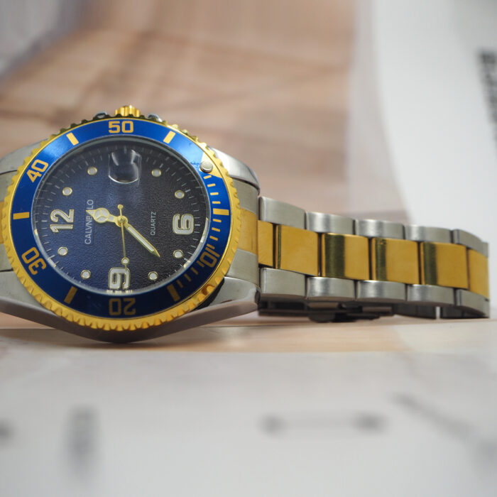 CALVNBOLO Watch Set For Men Analog Steel Strap CALVNBOLO 011 - Image 4