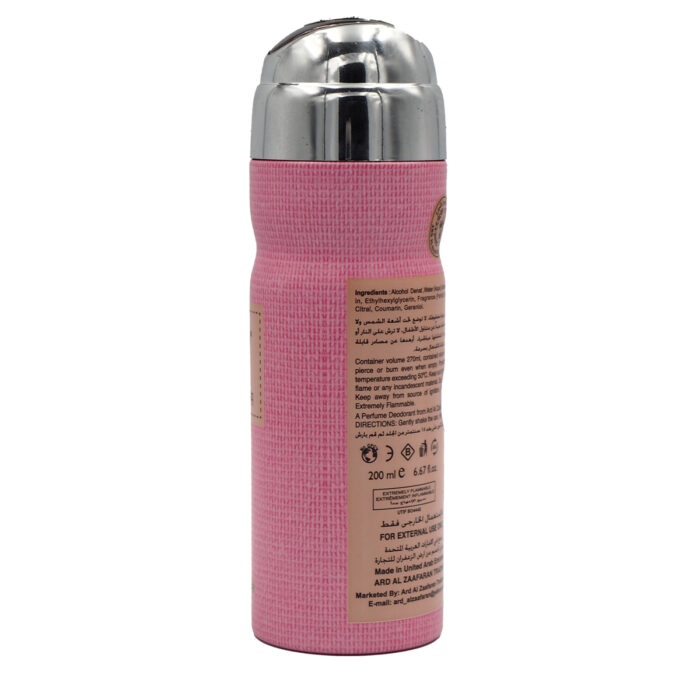 Mousuf Wardi Body Spary Deodorant 200ml by Ard Alzaafaran Arab - Image 4
