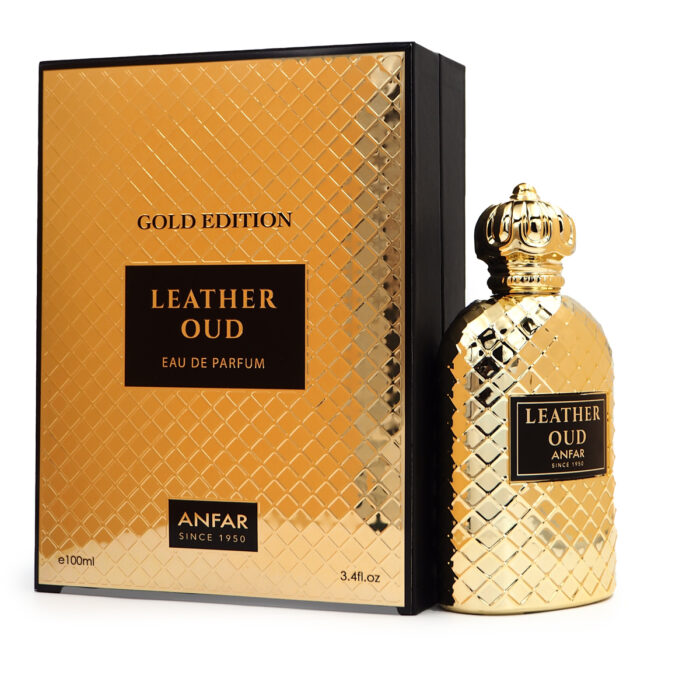 Leather Oud Gold Edition EDP Perfume 100ml for Women & Man by Anfar , Arabian Parfume