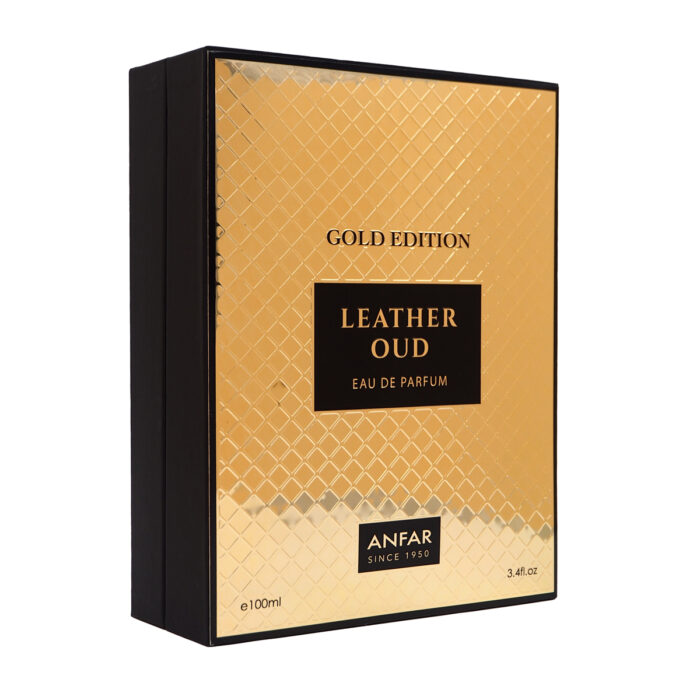 Leather Oud Gold Edition EDP Perfume 100ml for Women & Man by Anfar , Arabian Parfume - Image 10