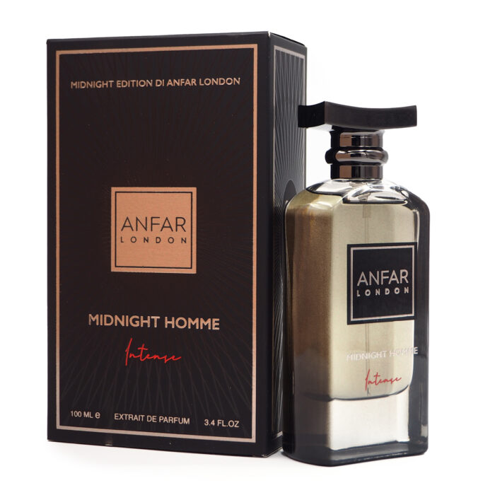 Midnight Homme Intense Parfum 100ML for Man by Anfar London, Arabian Perfume - Image 2
